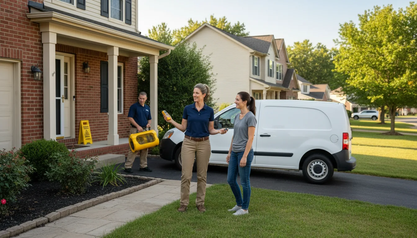 Residential water damage restoration in Seminole, AL